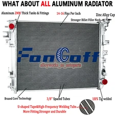 Aluminum Radiator For Dodge Ram 1500 2500 3500 3.6L/3.7L/4.7L 5.7/6.4L 2009-2018