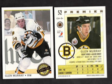 1993 Glenn Murray O-Pee-Chee Premier Hockey Rookie RC Bruins Lot