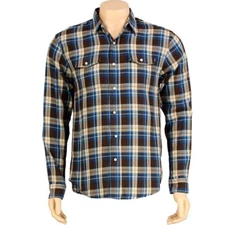 $77.99 HUF Paddington Long Sleeve Shirt (brown) HUFBU13PDDBRN