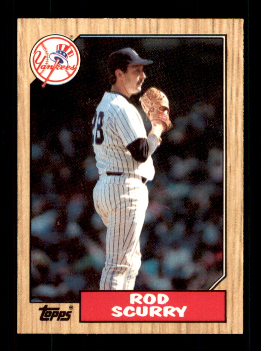 1987 Topps #665 Rod Scurry Collector's Edition (Tiffany)