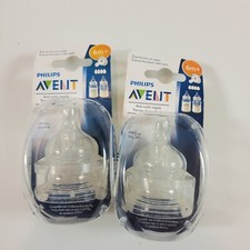 Avent Fast Flow Anti Colic Nipples Lot 6m 
