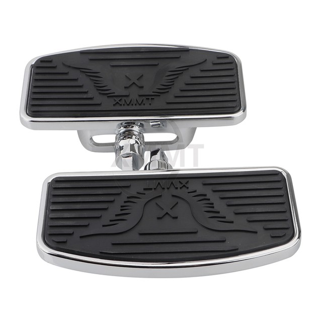 2Pcs Black side Front Rider Floorboards for Honda Shadow Aero 750