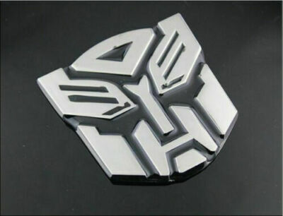 Transformers Car Sticker Autobot 3D Chrome Emblem Logo Auto Aufkleber Emblem