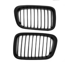 SCHWARZ MATT GRILL KÜHLERGRILL für BMW E46 3er CABRIO COUPE 99-02 NIEREN-ERSATZ