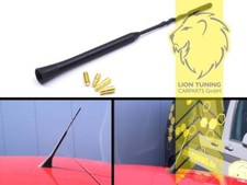 Alu Antenne Dachantenne Kurzstab PKW für Audi A8 A1 TT Avant Cabrio Schwarz 16V