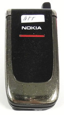 Nokia 6061 - Black and Silver  AT T  Rare Cellular Flip Phone