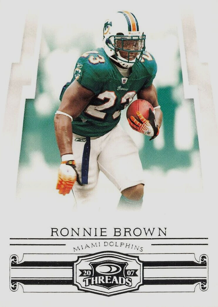 2007 Ronnie Brown Donruss Threads Football #98