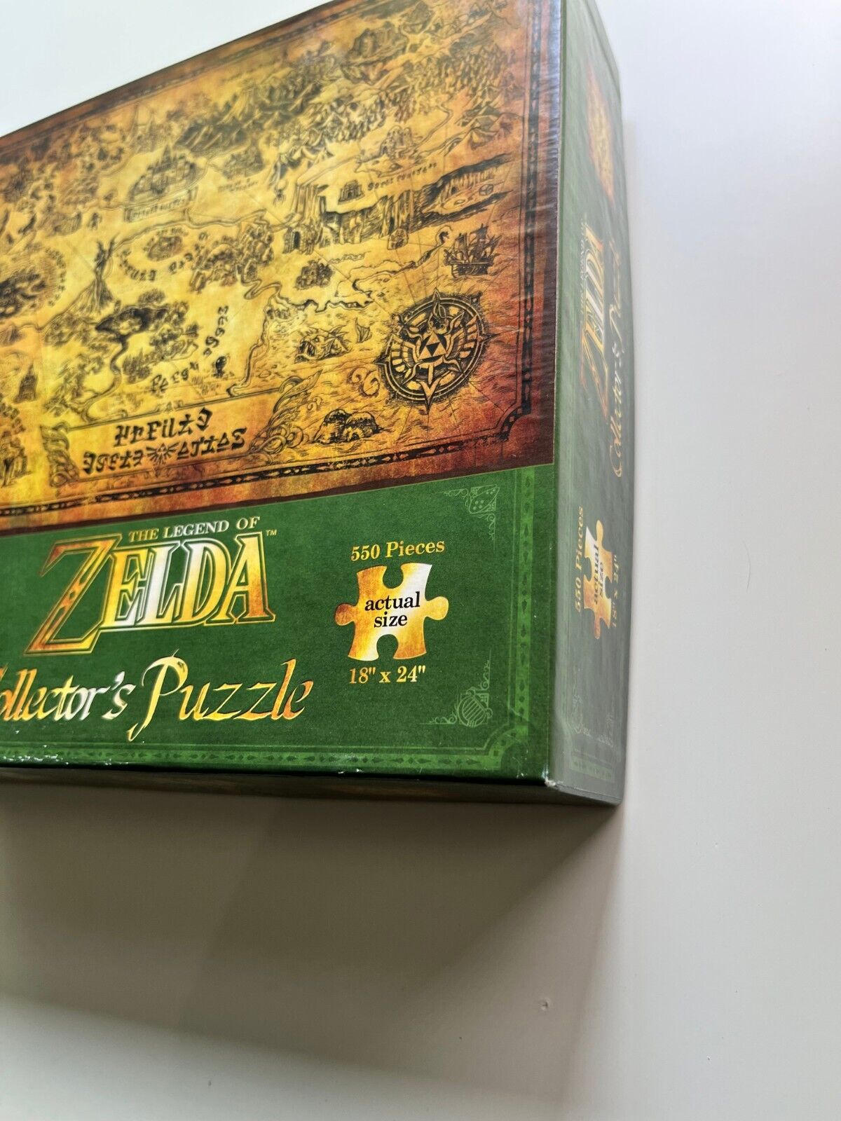 The Legend of Zelda Collector's Edition Puzzle NEW Hyrule Map 550 pcs, 18  x 24