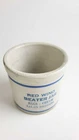 Beater Jar Antique Red Wing Pottery Stoneware Crock - Eggs Cream Salad Dressing