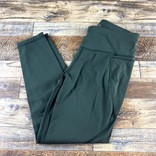 Sweaty Betty Womesn Leggings The Power 7/8 Length Mid Rise Green Athletic Small