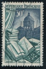 FRANCE TIMBRE  N°971  "EDITION ET RELIURE" OBLITERE TB année 1954