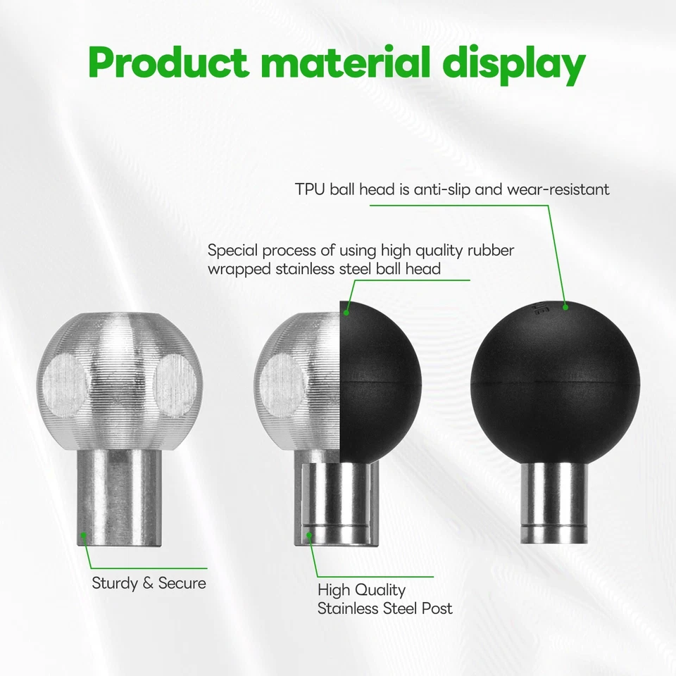 FANAUE M6 1" Ball Adapter Compatible with RAM Mount B Size Double Socket Arm - Image 3 of 4