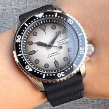 41mm Tandorio Watch For Men Black Dial NH36A Automatic Rotating Bezel 20Bar WR
