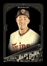 2018 TOPPS ALLEN GINTER X BASEBALL BASE CARD #268 Jose Berrios Twins