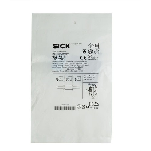 New Sick GL6P4111 GL6-P4111 1050706 Photoelectric Sensor Free Shipping - Picture 8 of 8