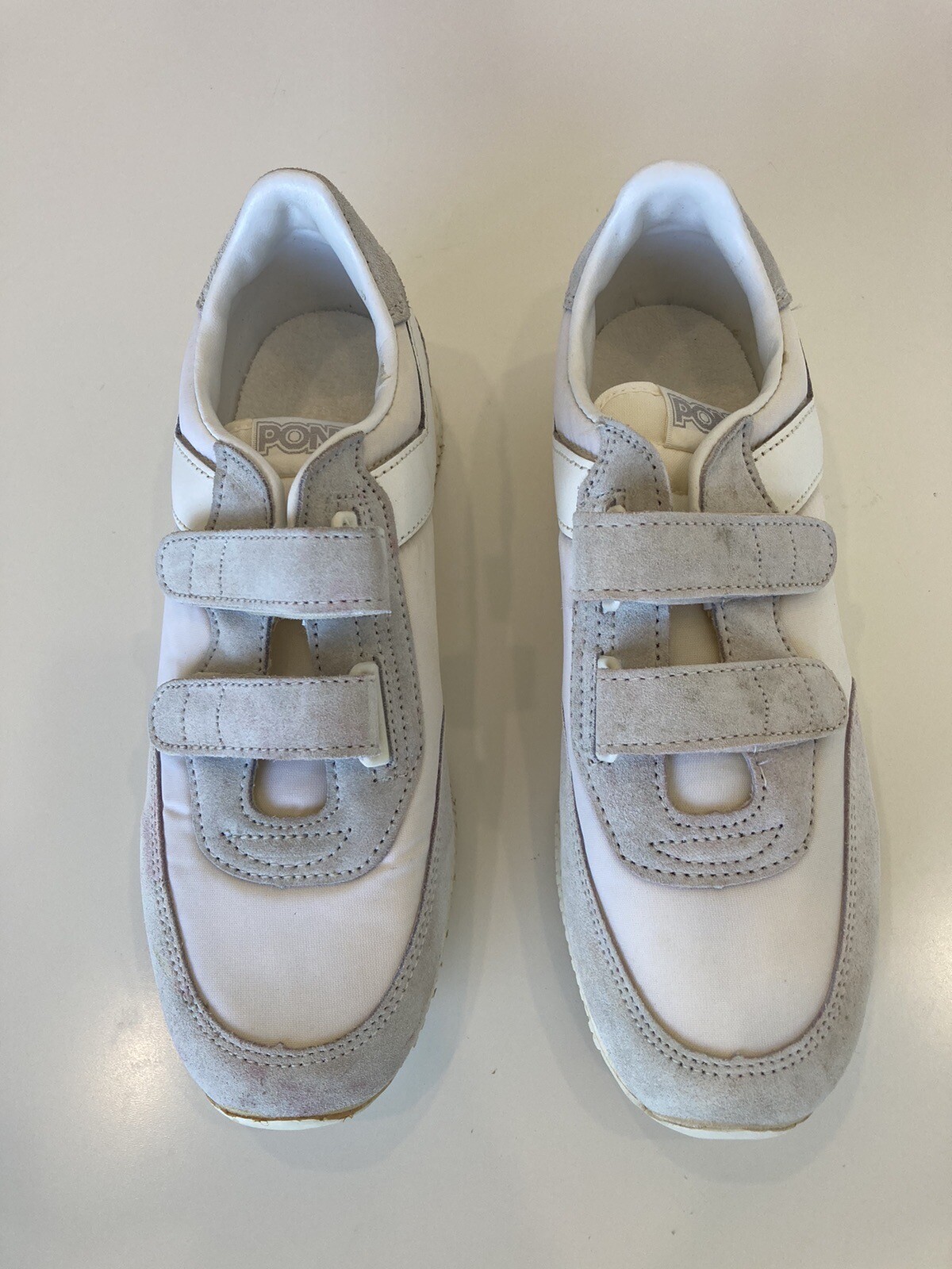 Sneakers Donna Vintage PONY Empress Bianche #2450 Taglia 6 5 con Scatola