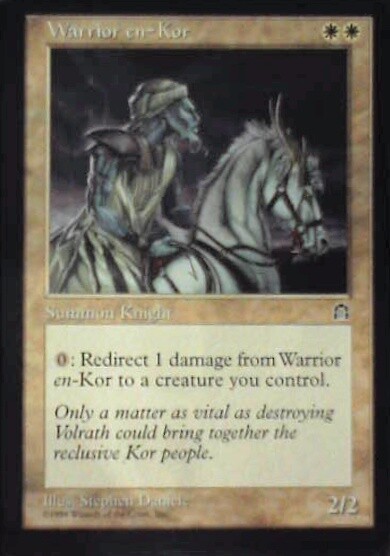 Warrior en-Kor - Stronghold: #23, Magic: The Gathering Nm R109