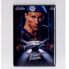 STREET FIGHTER (1994) - 2" x 3" MOVIE POSTER MAGNET ( video game van damme 2)