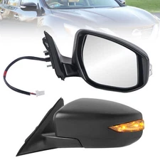 Pair Side View Mirror Power Heated w/ Turn Signal For 2013-2018 Nissan Altima