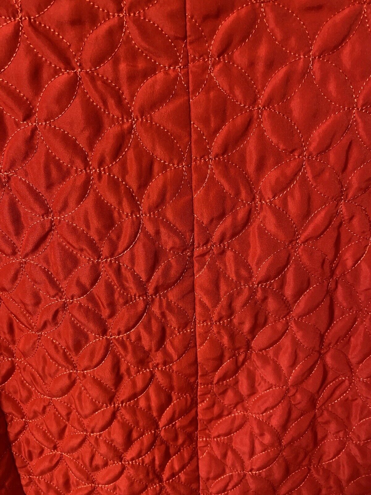 VINTAGE REQUIREMENTS Quilted  Red Jacket  Size La… - image 8