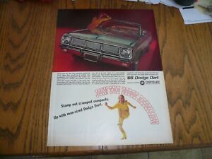 Details about   Vintage Ad Print  1966 Dodge Dart,"Join the Dodge Revolution".10.5 x 13.5