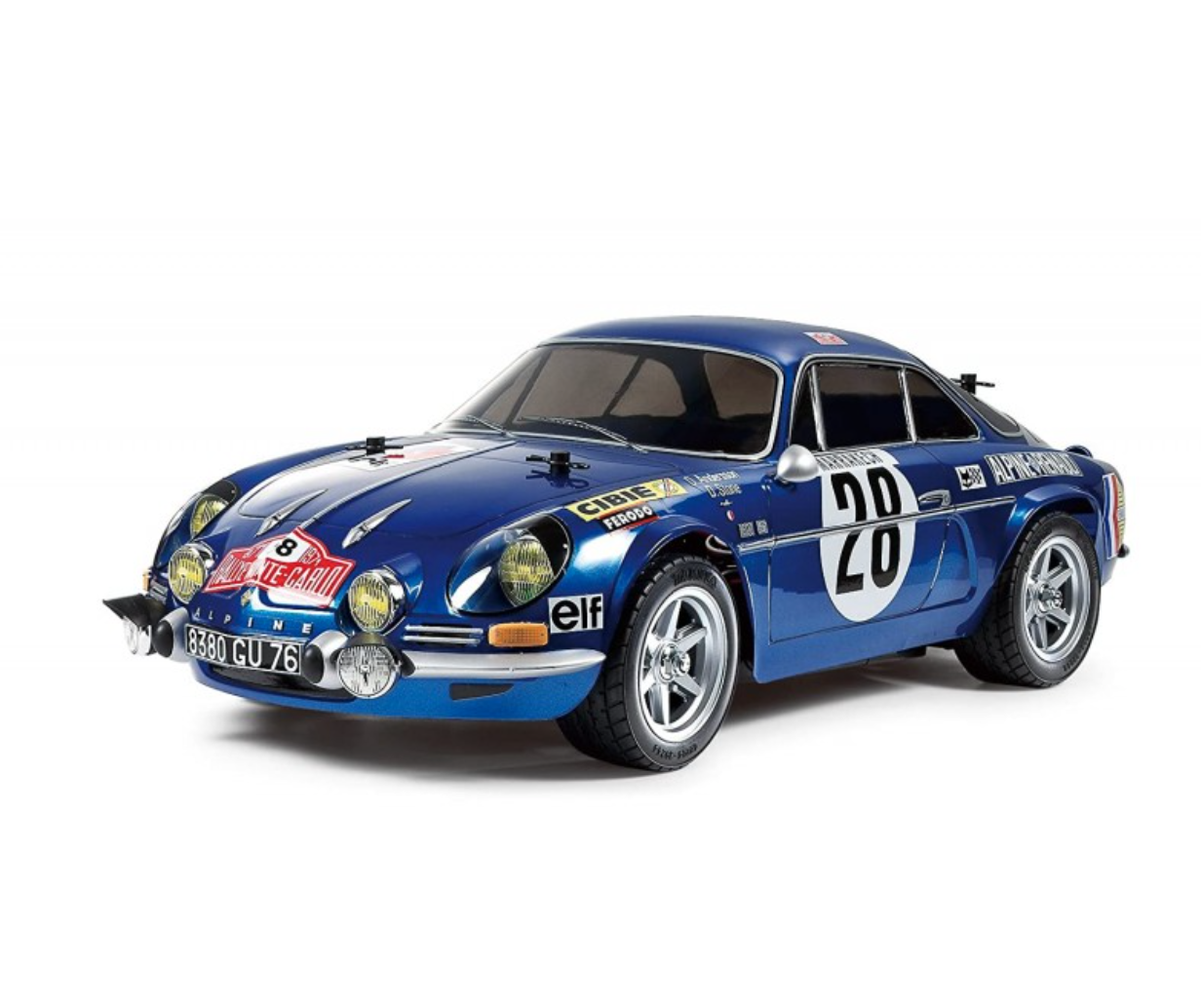Tamiya  Renault Alpine A110 MONTE CARLO '71 - Kit montaggio Scala 1/24 - TA24278