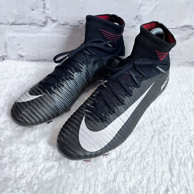 Nike Mercurial Superfly 5 (V) FG ACC Fußballschuhe Größe UK 5 schwarz rot sehr guter Zustand