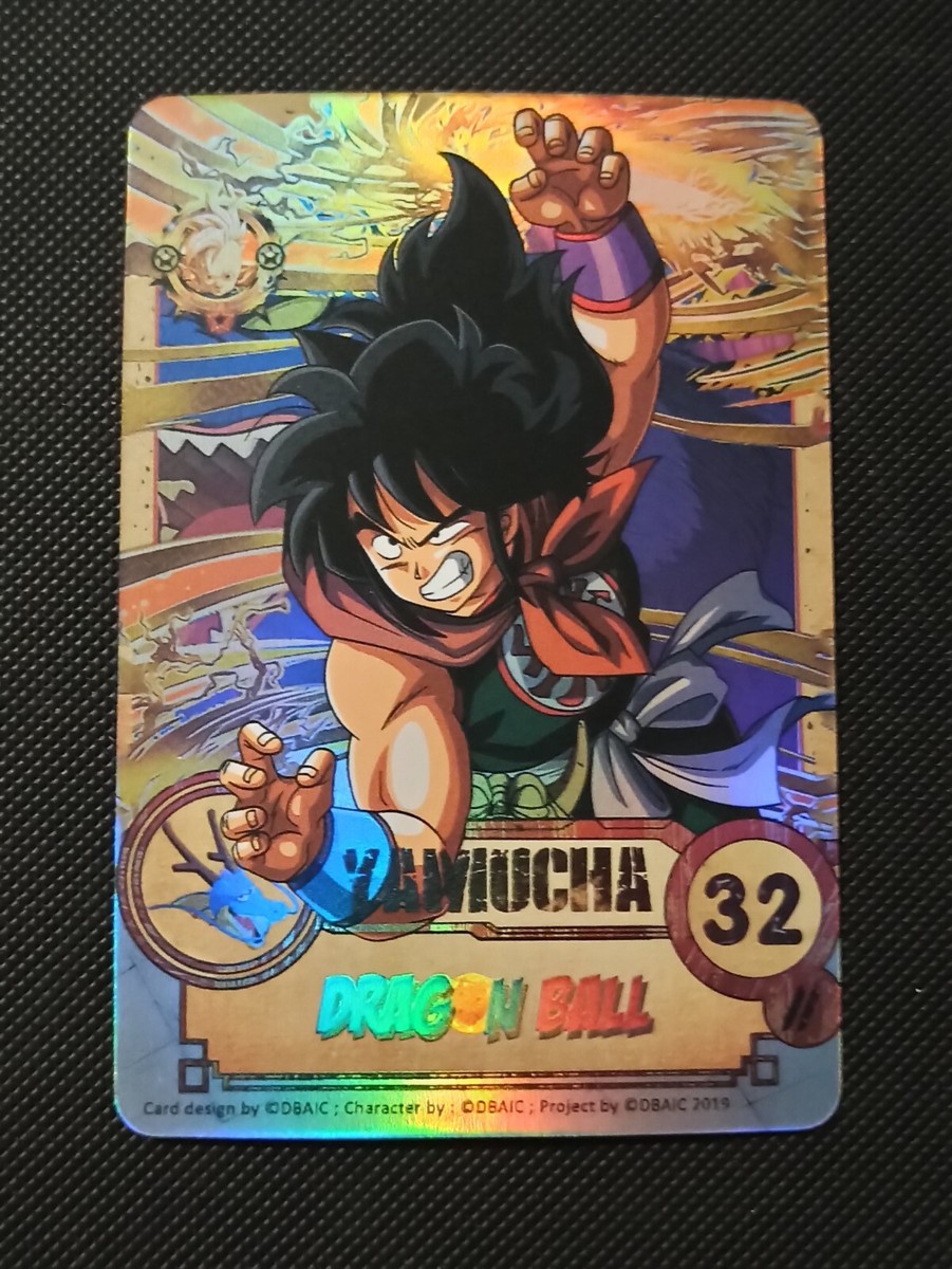 YAMCHA DRAGON BALL Z DBZ CARTE CARDDASS POWER LEVEL PRISM HOLO