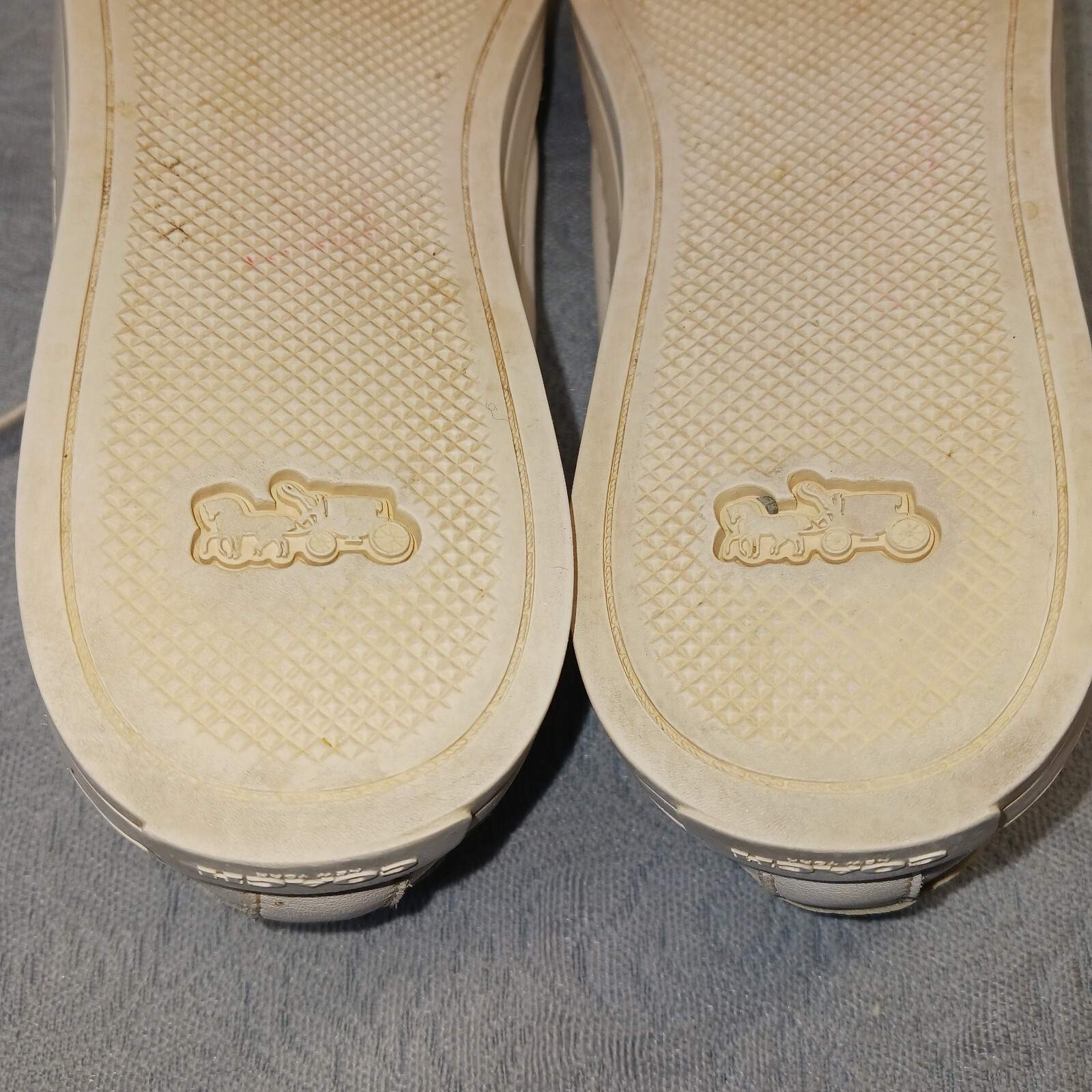 Coach Porter Leather Sneakers Womens Shoes Size 9B White G3781  thumbnail 13