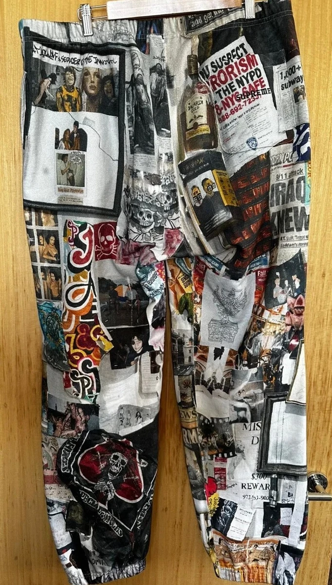 SS21 Supreme Dash's Wall sweatpant pants XL trousers artwork