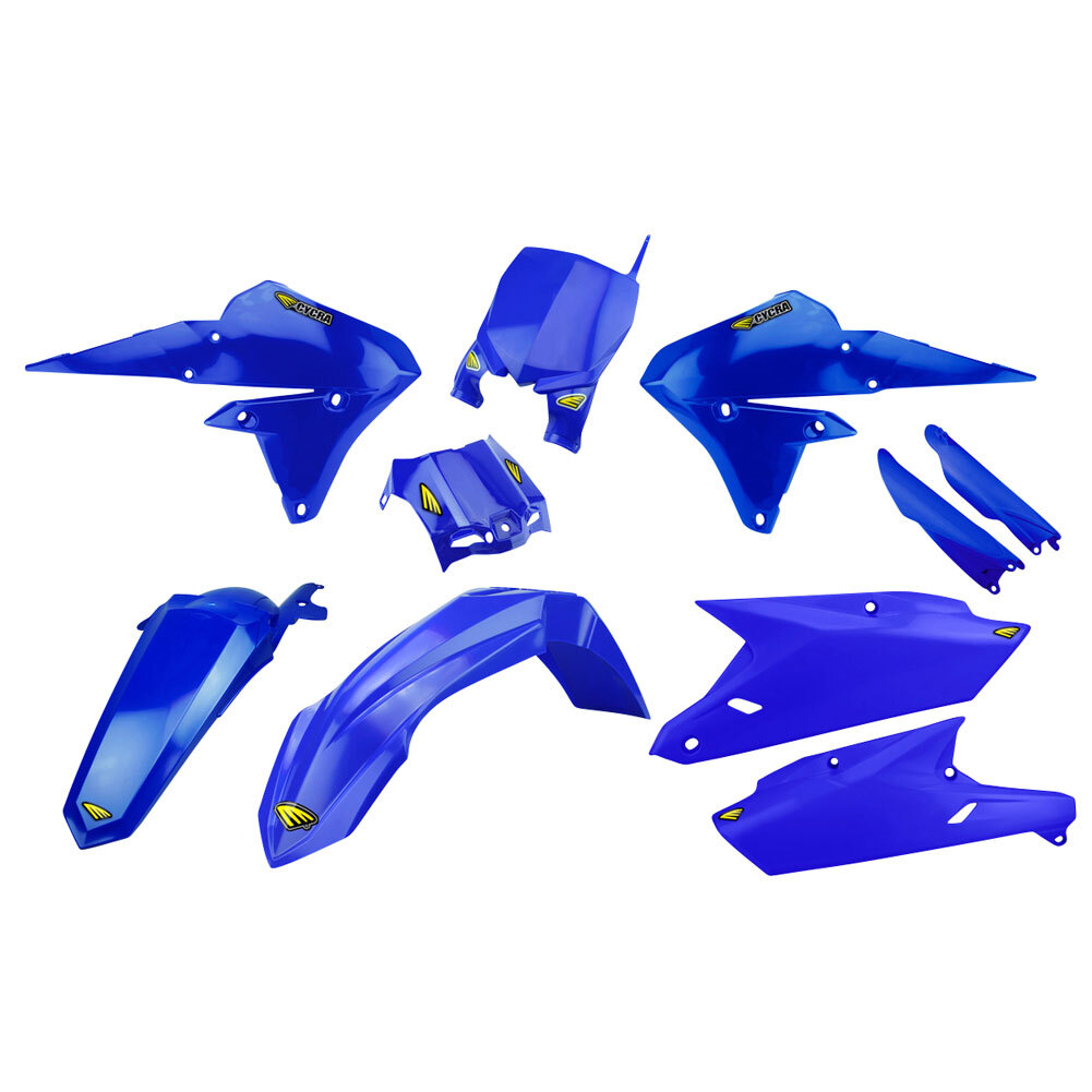 Cycra Powerflow Complete Plastic Kit Set Blue Fits YAMAHA YZ250F