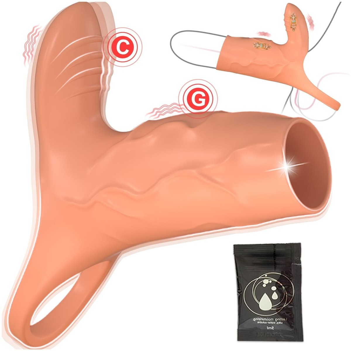 Couples Vibrator G-spot Dildo Massager Penis Cock Ring Adult Sex Toys For  Men US | eBay