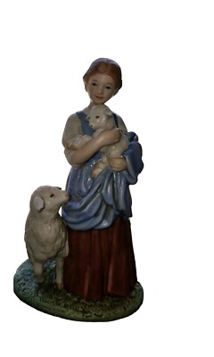 HOMCO # 8870 Home Interior & Gifts Shepherds Daughter With