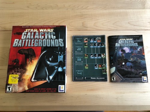 Jeu vidéo PC Star Wars Galactic Battlegrounds Big box PAL