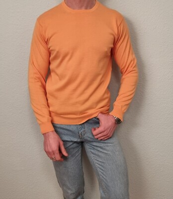 Strokesman´s Pullover Pulli Extra Fine Cotton Baumwolle Peach Gr. L
