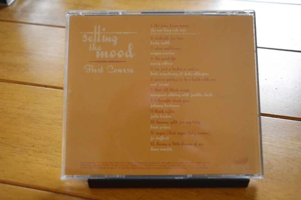 SELLING THE MOOD "FIRST COURSE" CD 2002 EMI CAPITOL JAZZ COMPILATION [102A] - Image 2 of 4