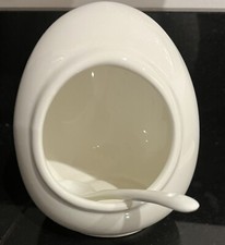 Ceramic White Salt Pig