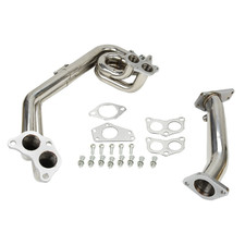 Exhaust Header For 08-14 Subaru Impreza Wrx Sti Ge Gh Gr Gv 2.0l 2.5l Ej20 Ej25