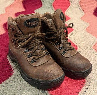 Vasque Skywalk Brown Leather Hiking Boots Mens 6.5 M  Lace Up