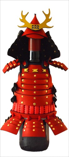 Armor for bottles Japanese military commander Suitable for wine, Whisky, Shochu - Picture 1 of 8