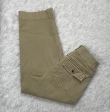 Spanx Womens Size Medium Wide Leg Crop Khaki ...