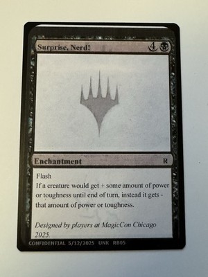 Surprise, Nerd! GenCon 2025 Unknown Event Playtest MTG Magic Gavin Verhey