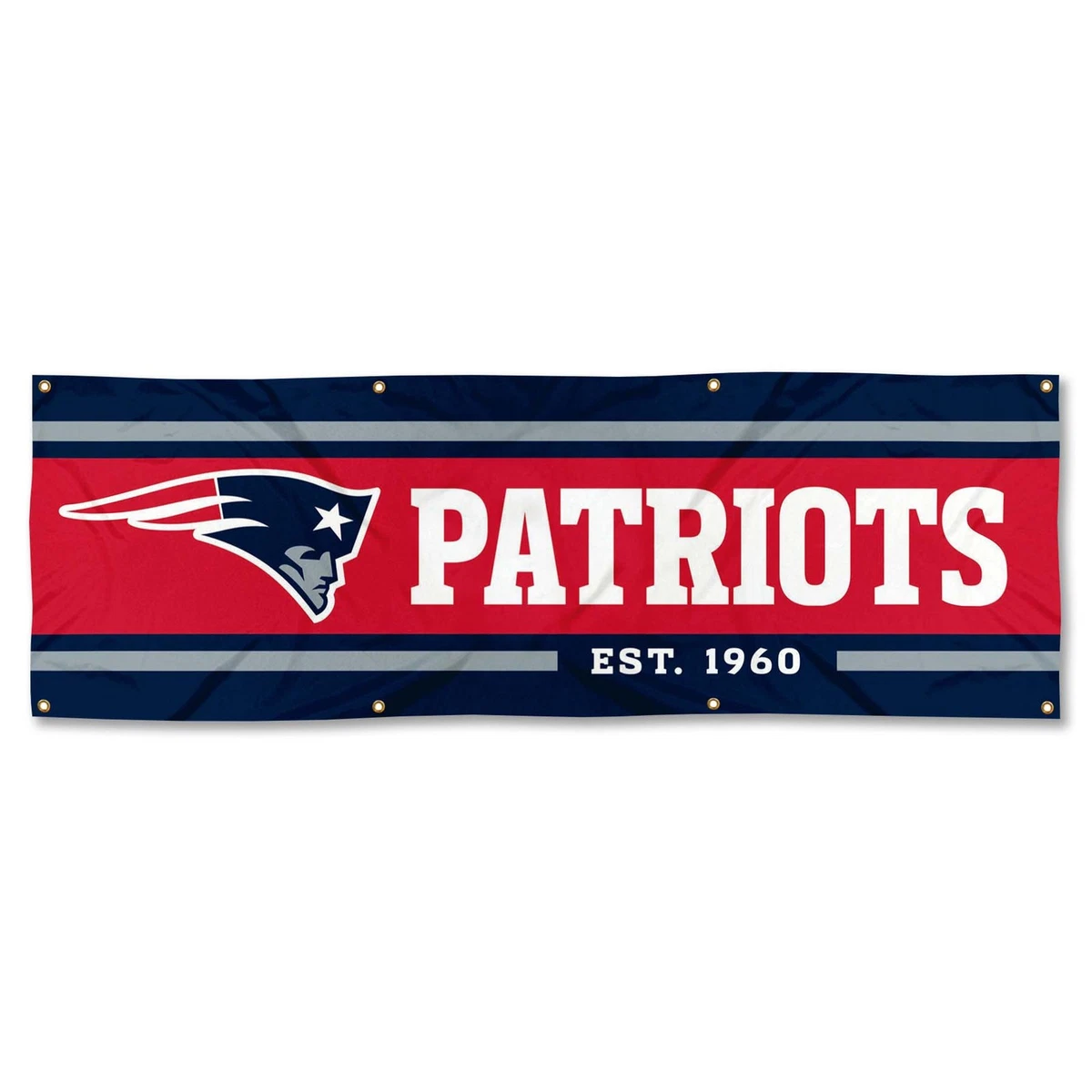 Wincraft Bandiera Da Giardino New England Patriots, NFL, 31,8x45,7 Cm, Doppia Faccia