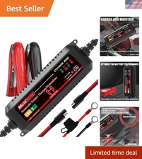 LED Indicator 12V 2A Automatic Battery Charger - Charge with Confidence and Ease