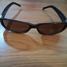 Brighton Hello Dolly Sunglasses 53-16-135 Brown Teal With Engraved Sides  Case