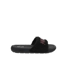 PUMA Cool Cat Sherpa Slide Toddler Girls Black Casual Sandals 383663-01