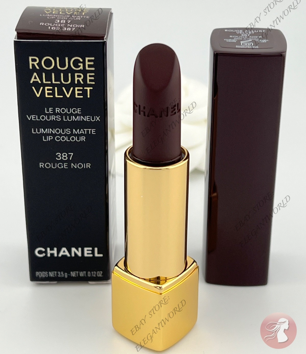 New Chanel Rouge Allure Velvet Luminous Matte Lipstick #387 “ROUGE