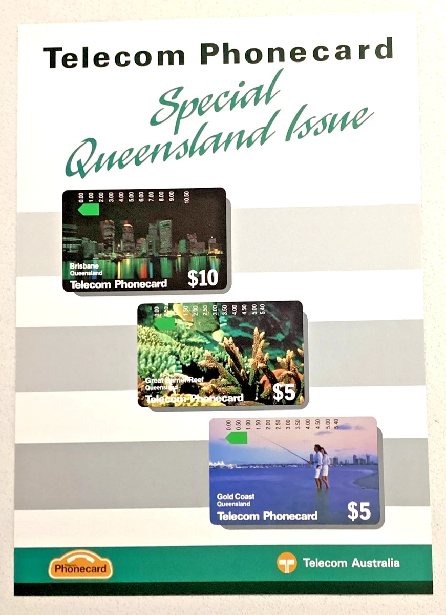 Telecom Phonecard ADERTISING FLYERS - 8* VARIOUS 'A4' SIZE GLOSSY ISSUES. Lot3