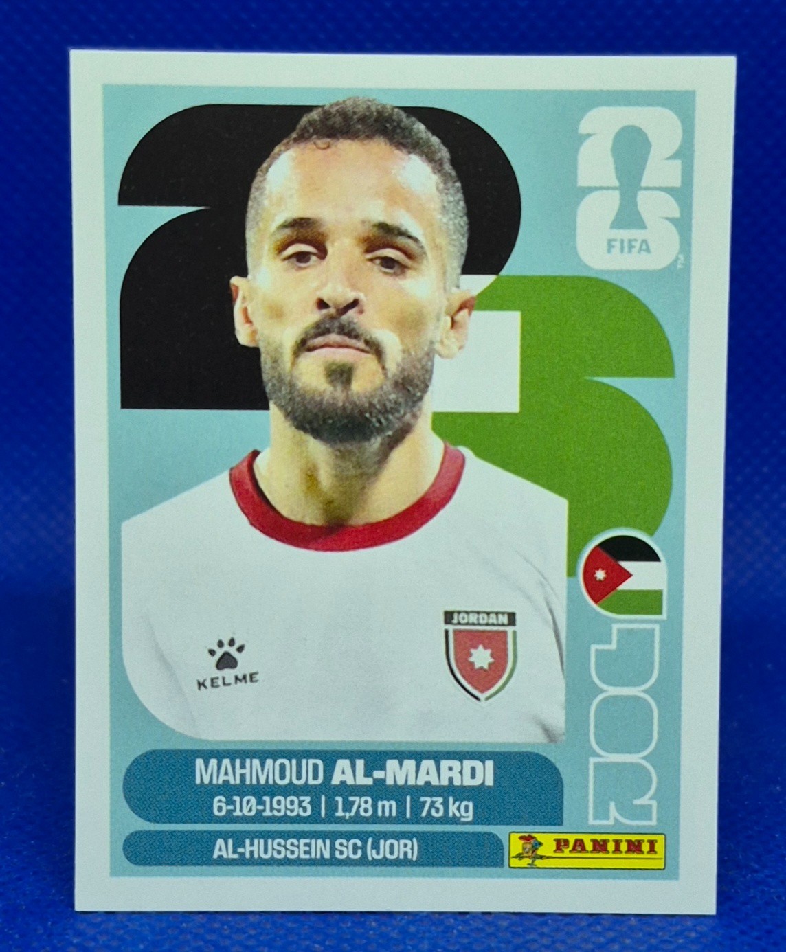 2026 Panini FIFA World Cup Sticker Mahmoud Al-Mardi #JOR 17 -Jordan