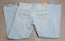 Levis Jeans Mens 34x32 Blue Denim Boho Streetwera Grunge Relaxed Straight Leg